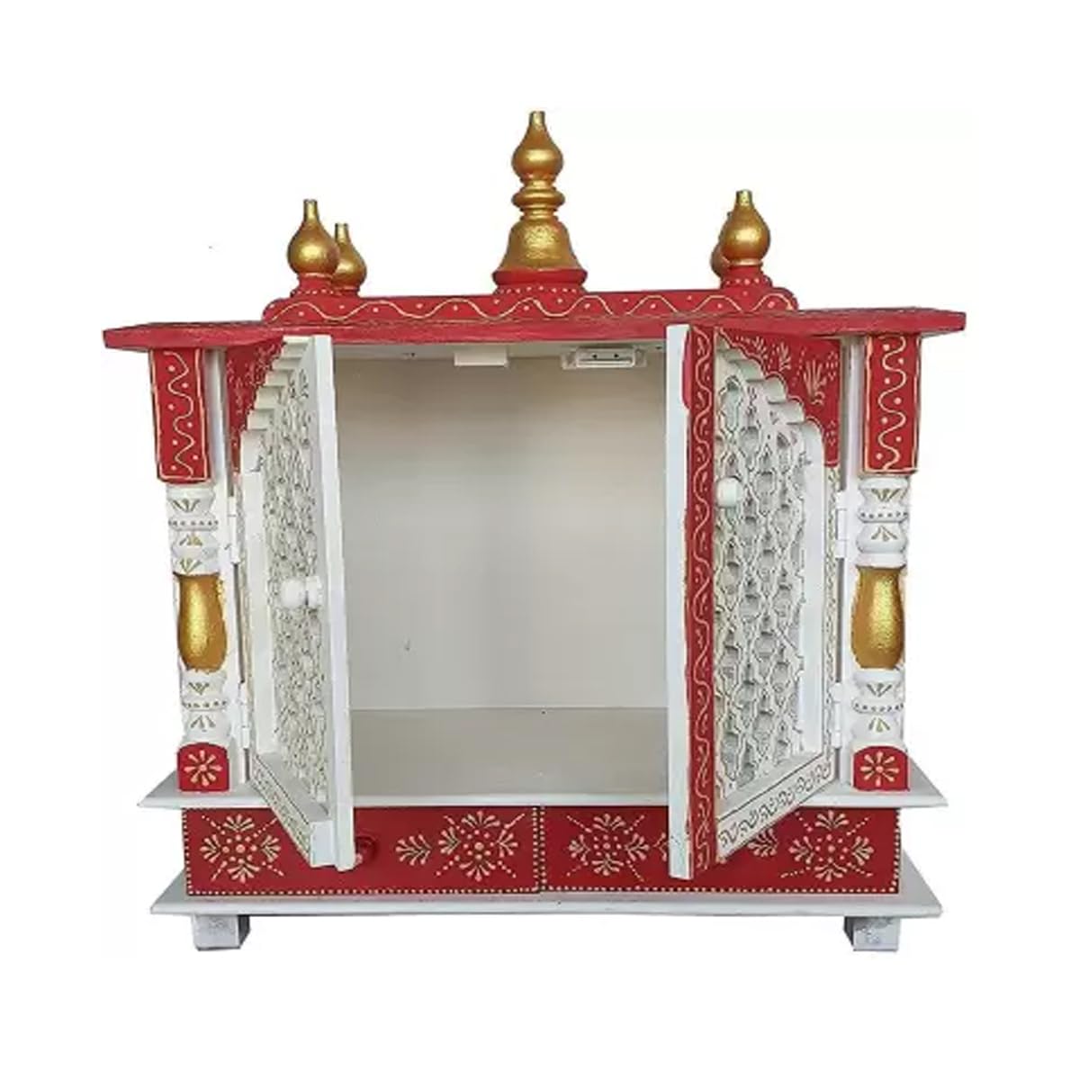 Kamdhenu Art and Craft Wooden Temple/Home Temple/Pooja Mandir/Pooja Mandap/Temple (2)