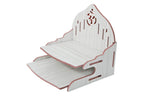 MS Enterprises Wooden Beautiful Plywood Mandir Pooja Room Home Decor Office OR Home Temple Wall Hanging Product (White)
