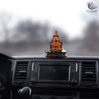 TLCAART Kedarnath Mandir | MDF Wood Temple | 3D Miniature | Decoration Wooden Showpiece for Home, Office, Car Dashboard | Size: Small (10.7 X 6.3 X 9 cms) | Pack of 1
