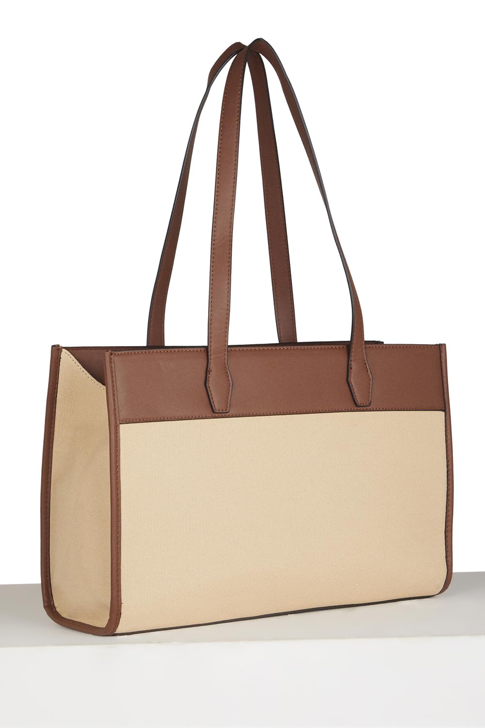 Van Heusen_Womens__Tote Bag_(VWSS25SMU0237_BEIGE/BROWN_)