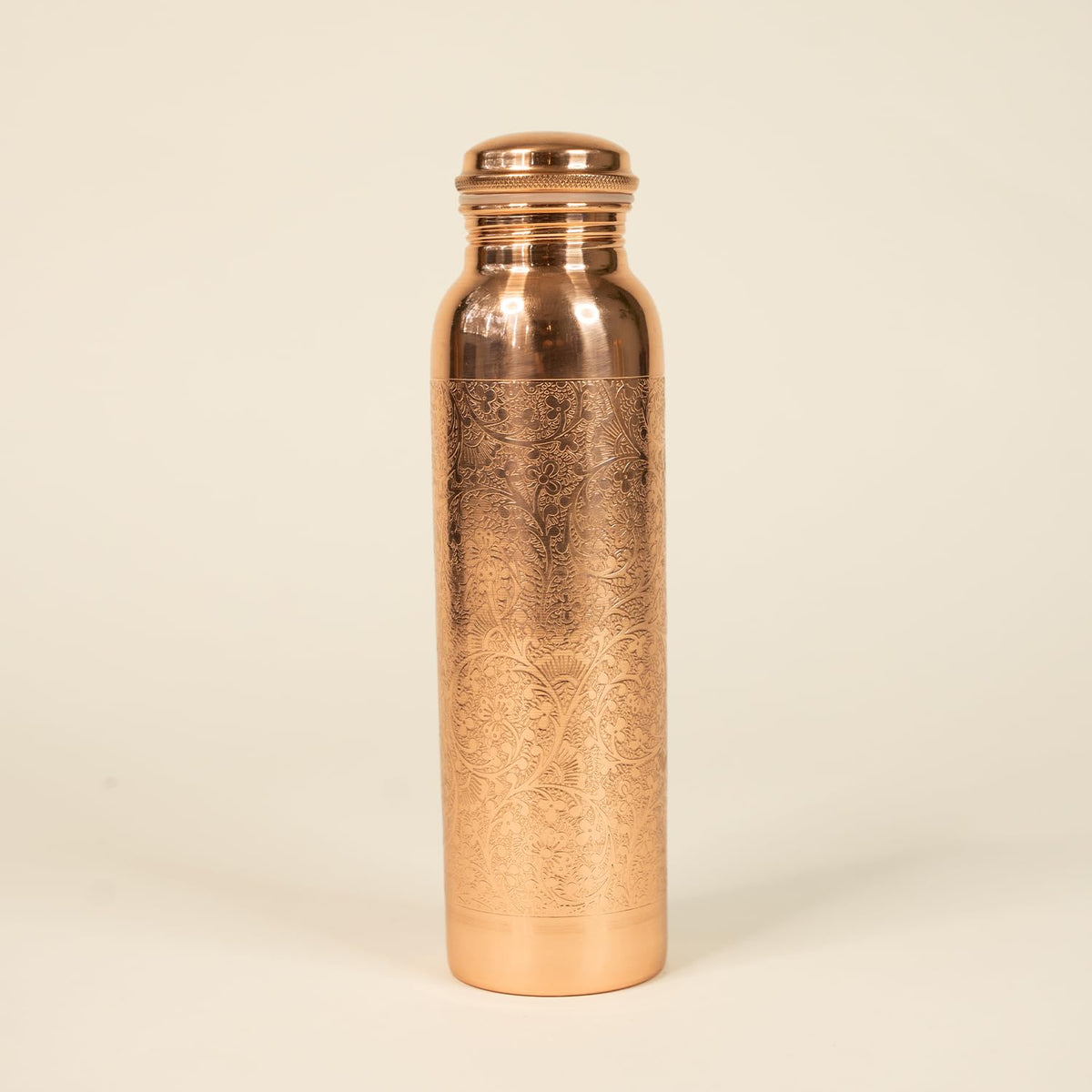 URBANFIX Copper Water Bottle | 100% Pure Copper Water Bottle (1 Litre) | Antimicrobial, Antioxidant & BPA Free Office Bottle, Boosts Immunity, Support Digestive Health| Ayurveda Inspired