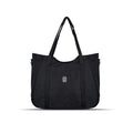 Women’s Tote Bag with Zipper & Adjustable Shoulder Strap – Lightweight Large Handbag for Work, Travel & Daily Use (BLACK)