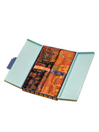 Pashmoda His and Her Gift Set of Kaani Shawls With Wooden Gift Box