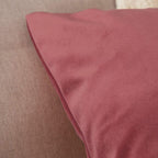 Khooti Velvet Cushion Cover, 24 x 24 Inches | Jam | Pack of 1 | Solid Plain Soft & Smooth, Decorative Cushion Covers for Living Room, Bedroom, Couches, Chairs, Sofas, Beds & Home Decor