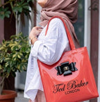 SEA MOUNT Ted Baker London Multipurpose Tote Bag with Signature Bow Detail Spacious Travel Carryall, Everyday Shopping Organiser, Durable Shoulder Handbag for Work, Office, Travel & Daily Essentials