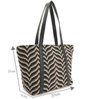 Boho Girl Fiesta Stripe Tote | Tote Bag For Women | Handbag For Women | Rakhi Gift For Sister | Ladies Purse Handbag | Ladies Shoulder Purse