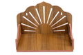 SAPRA Wooden Wall Hanging Temple for Home | Small Mandir for Pooja Room | Compact Pooja Stand for Wall | Decorative Home Mandir for Daily Worship–Space Saving Wooden Temple Design (Do-It-Yourself)