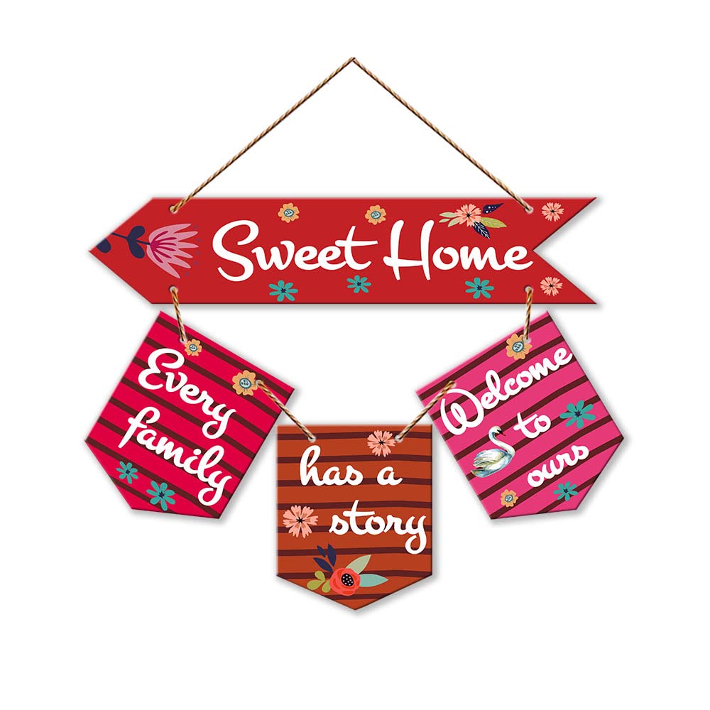 Artvibes Wall Hanging Home Decorative Wall Art for Living room | Bedroom | Gifts | Wall Hanger for Decoration | Modern Decor | Artwork | Wall Sculpture | Signs & PlaquesArt Print (WH_6407NR)