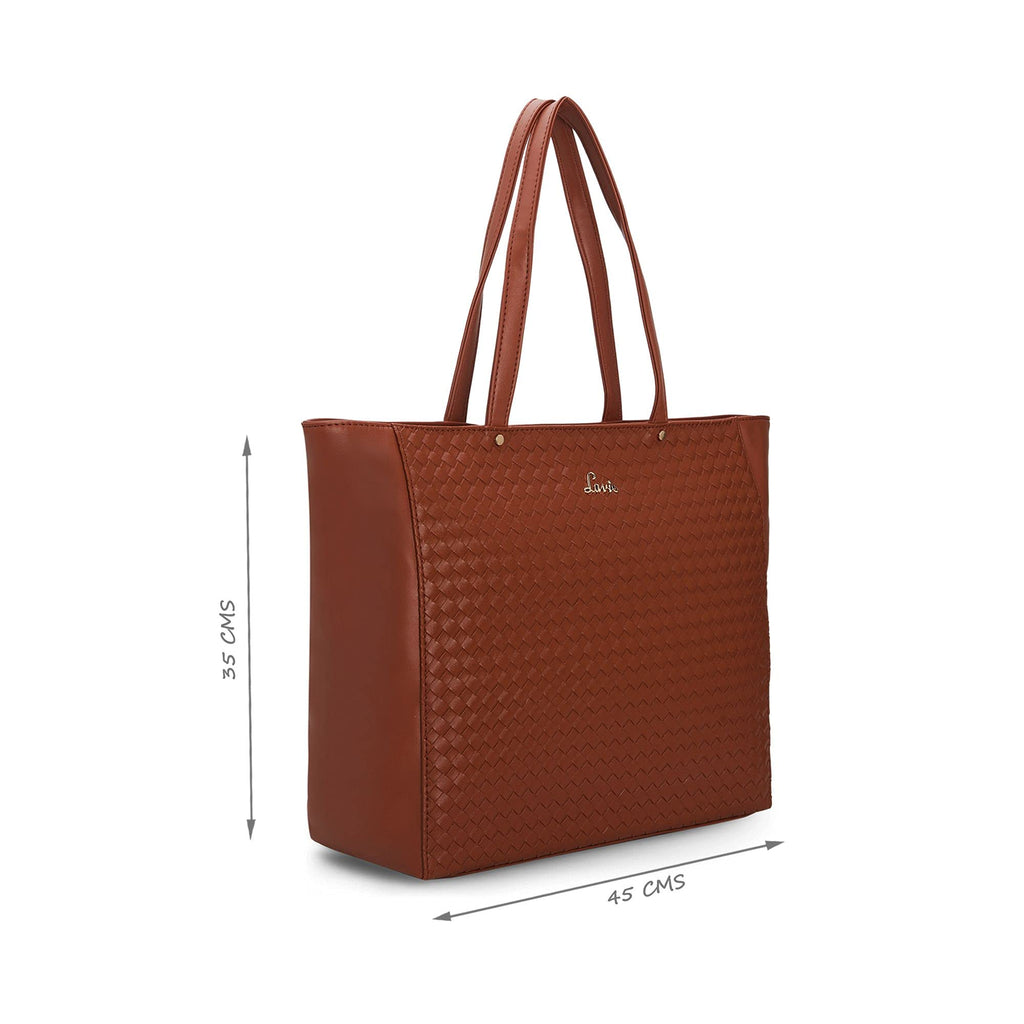 Lavie Women's Nova Tote Bag (Brown, Tan)