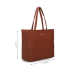 Lavie Women's Nova Tote Bag (Brown, Tan)