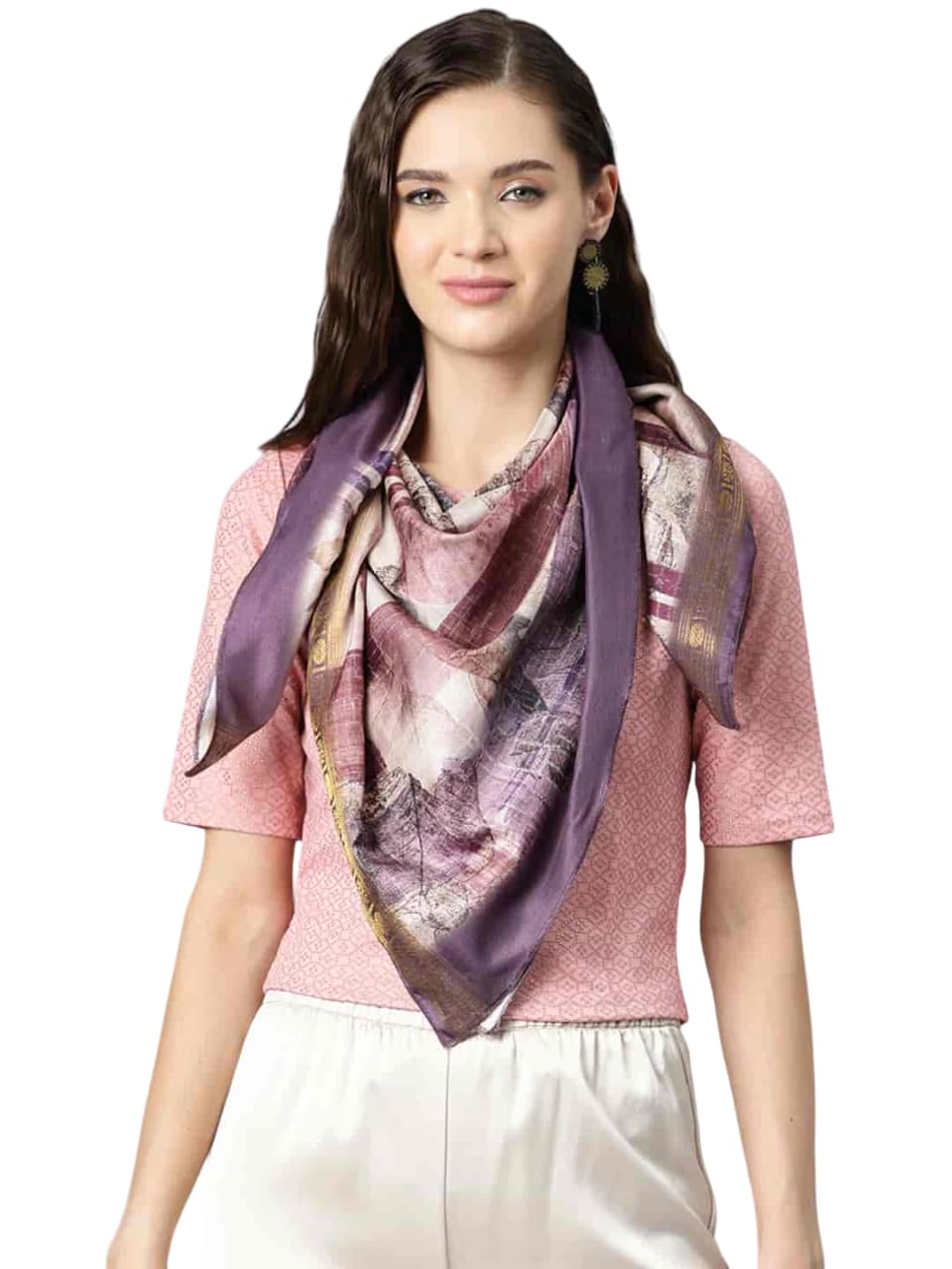 SILK LAND Women's Digital Printed Scarfs