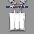 Lify Cotton Canvas Tote Bags Bulk Shopping Bag for Crafts, DIY Reusable Grocery Bag, Durable and Eco-Friendly Storage Bag For Daily Use, 14 X 16 Inch – 6 Piece Pack (Off-White/Natural- 6 Piece)