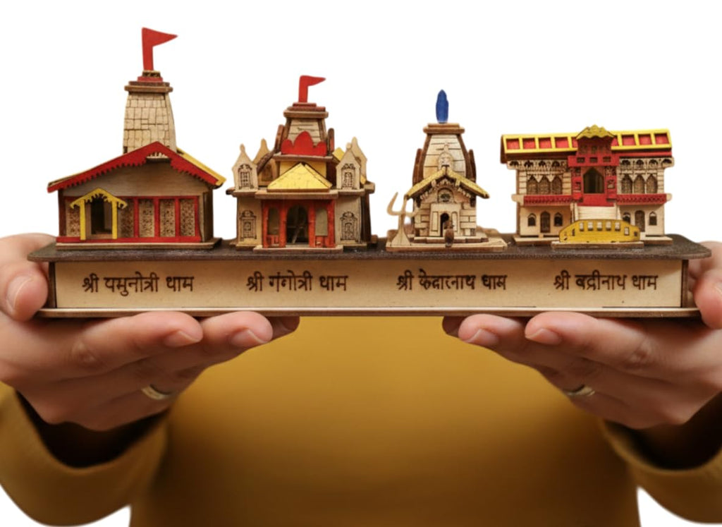 ANI Divine Char Dham 3D Model Temple Replica of 4 Dham Temples