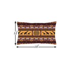 AEROHAVEN™ Set of 2 Decorative Hand Made Jute Rectangle Throw/Pillow Sham Cushion Covers - CC109 - (12 X 18 INCHES)