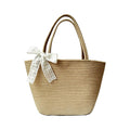 Tvineco Beach Tote boho bags for women large Totebag Summer Bucket Basket Bag HandmadeBag Jute Handbag Beach Jute Bags