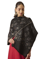Pashmoda Women Eternal Blooms Kaani Wool Blend Stole (Size : 28x80in, 71X203cm) AVST08