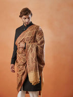 Pashmoda His and Her Gift Set of Kaani Shawls With Wooden Gift Box