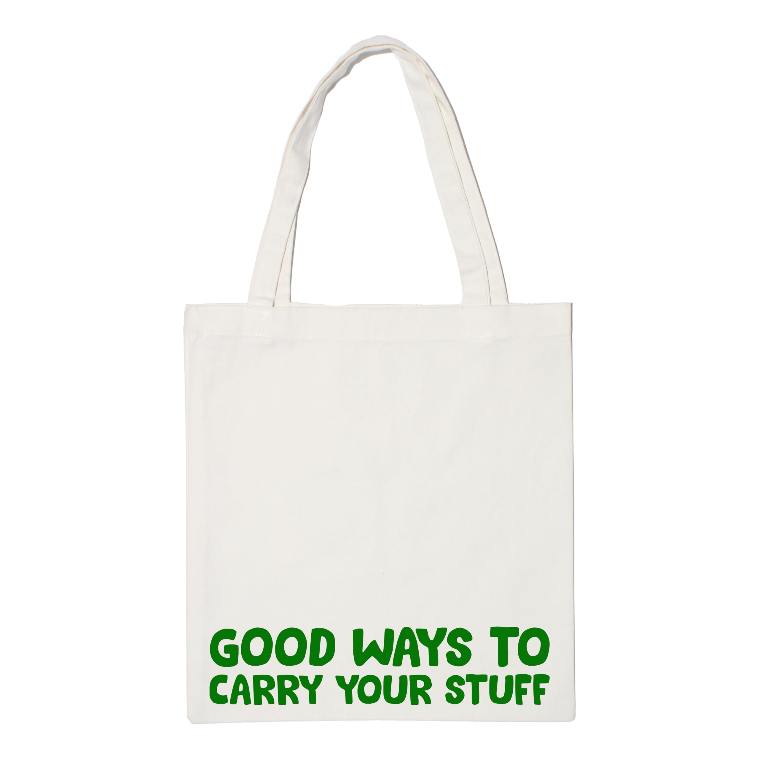The Korhean Store Good Ways To Carry Your Stuff Aesthetic Tote Bag for College, Travelling, Shopping, Office, Beach & Daily Use, Ecofriendly & Reusable, Premium Canvas Cotton