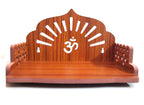 DIVOKAH® Plywood Small Wooden Temple for Home Office and Shop/sinhasan/Pooja Stand/Hindola (8.5 in * 6 in * 5.5 in) (8 MM Plywood Thickness) WDN OMSUN