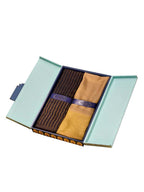 Pashmoda His and Her Gift Set of Zari Stoles With Wooden Gift Box