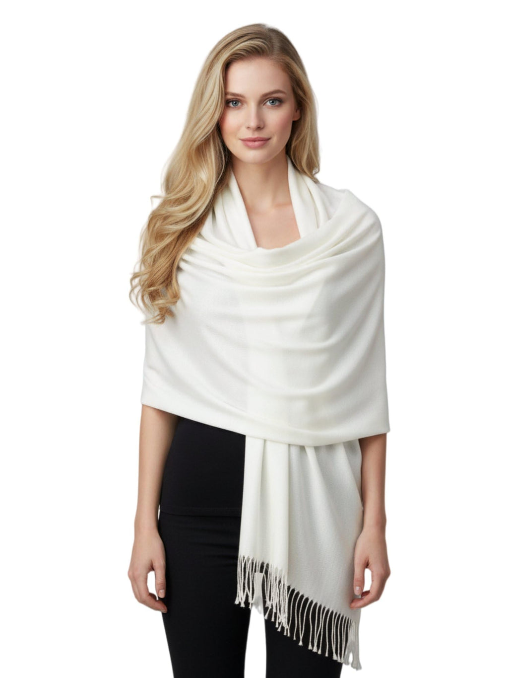 Paskmlna Large Solid Color Pashmina Shawl Wrap Scarf 80 X 27