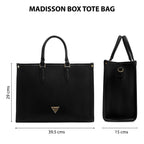 Lavie Signature Women's Madisson Box Tote Handbag for Women | Tote Bag for Work | Ladies purse | Stylish Shoulder Bag | Gift for Women