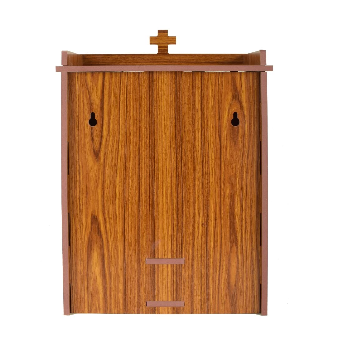 nexat Premium MDF Wooden Door Mandir | Pooja Temple for Home, Office & Gift | Compact Decorative Temple (450)