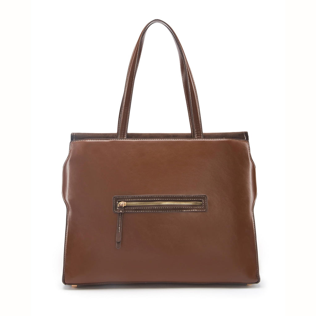 Lino Perros Monroe Daisy Brown Tote Bag