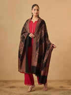 Pashmoda Women Kohsar Kashmiri Jamawar Woven Design Shawl (Size: 40x80in, 101x203cm) SECS53