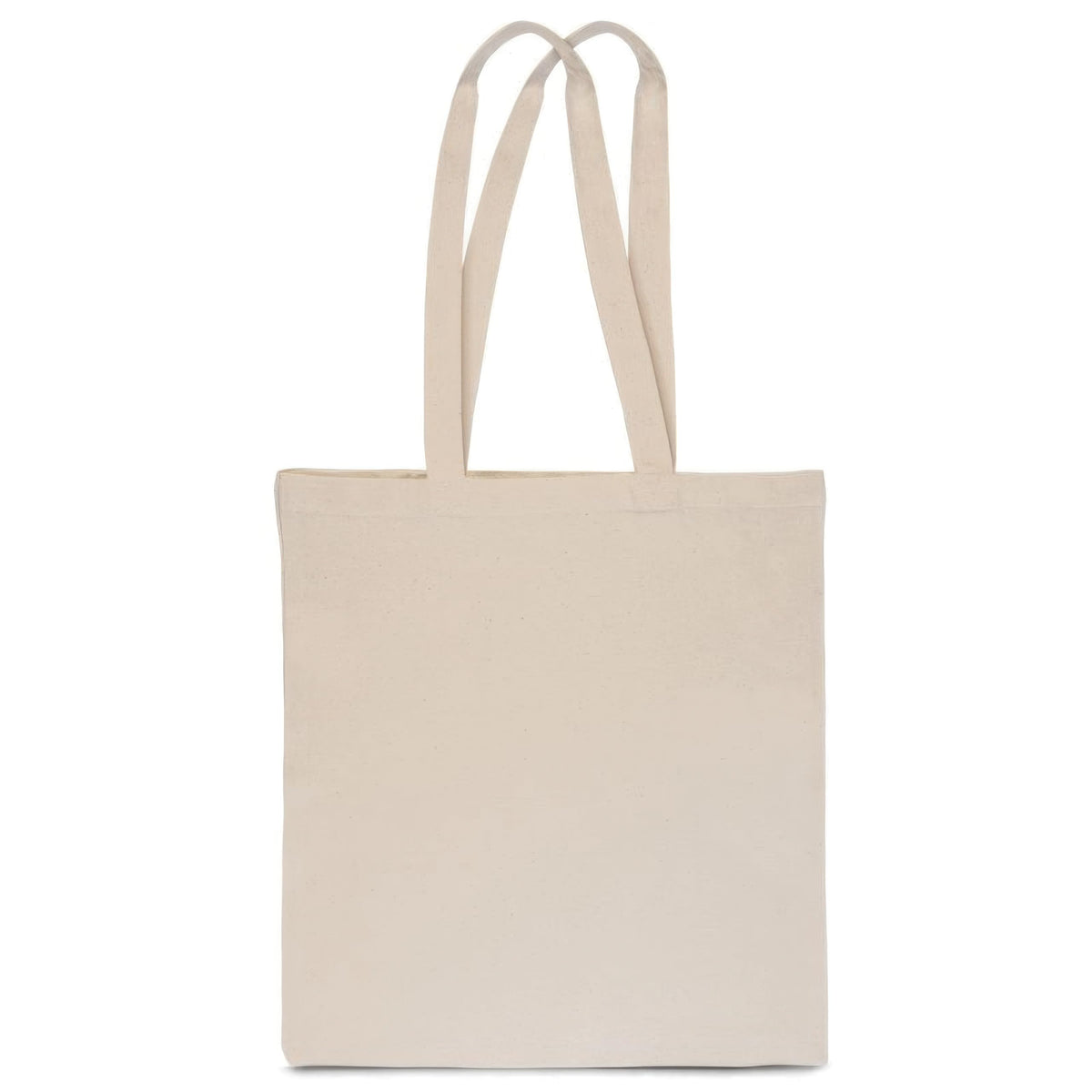 SAKETOS Fabric Bag 38 x 42 cm - Tote Bag - Fabric Bag for Painting Unprinted 1, 5, 10, 25, 50 Pieces - Cotton Bag with Two Long Handles - Carry Bag, Shopping Bags, Natural-2, 10