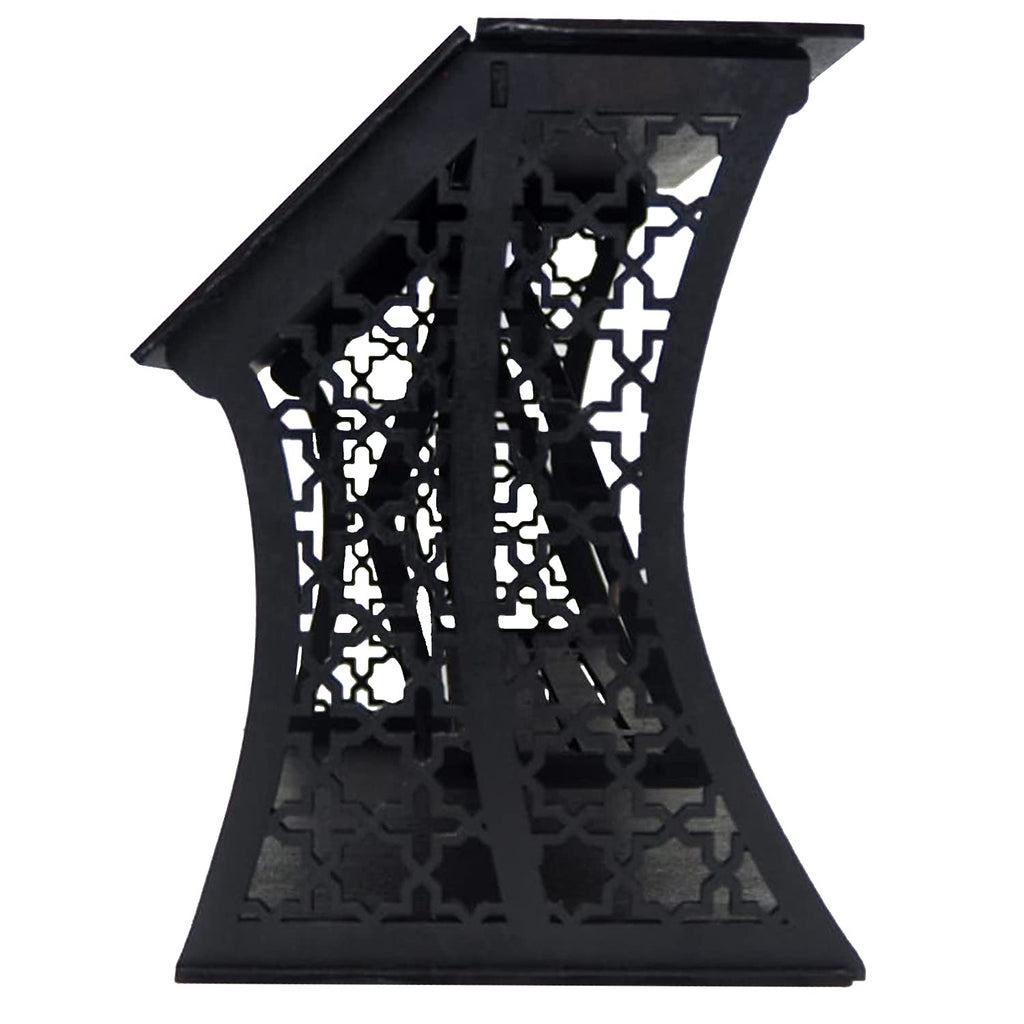 Ubuntu ® Presenting MDF Swing for Home Temple Decoration Stuff's - Wooden Jhulas for God's - Showcase Space Decor Item - Easy to Assemble (Matte Black)