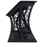 Ubuntu ® Presenting MDF Swing for Home Temple Decoration Stuff's - Wooden Jhulas for God's - Showcase Space Decor Item - Easy to Assemble (Matte Black)