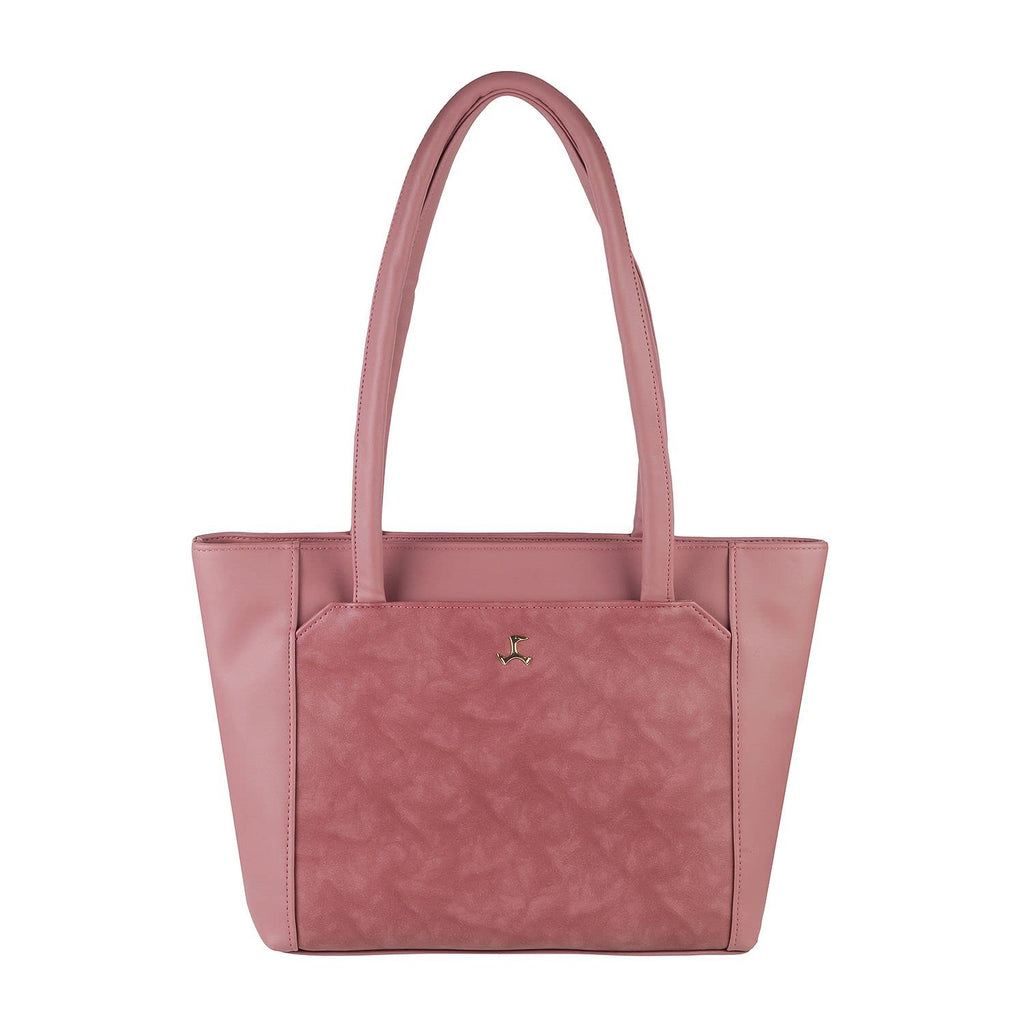 Mochi Womens Velvet Pink Shoulder Bag (One Size)