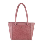 Mochi Womens Velvet Pink Shoulder Bag (One Size)