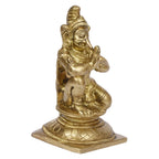 ARTVARKO Brass Garuda Vishnu Vahan Eagle Idol Lord Garud Deva for Temple Home Décor Vaastu Feng Shui Vastu Lucky Charm Gift Height 5 Inch