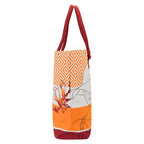 earthsave All Purpose Tote Bags – Traveler Girl | Printed Organic Multipurpose Cotton Bags | Cute Hand Bag for Girls | Best for College, Travel | Reusable Shopping Bag | Eco-Friendly Tote Bags
