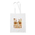 Art of Shravika Tote-Bag with Bicycle Design | Eco-Friendly Cotton Fabric | Reusable Shopping & Everyday Carry Bag