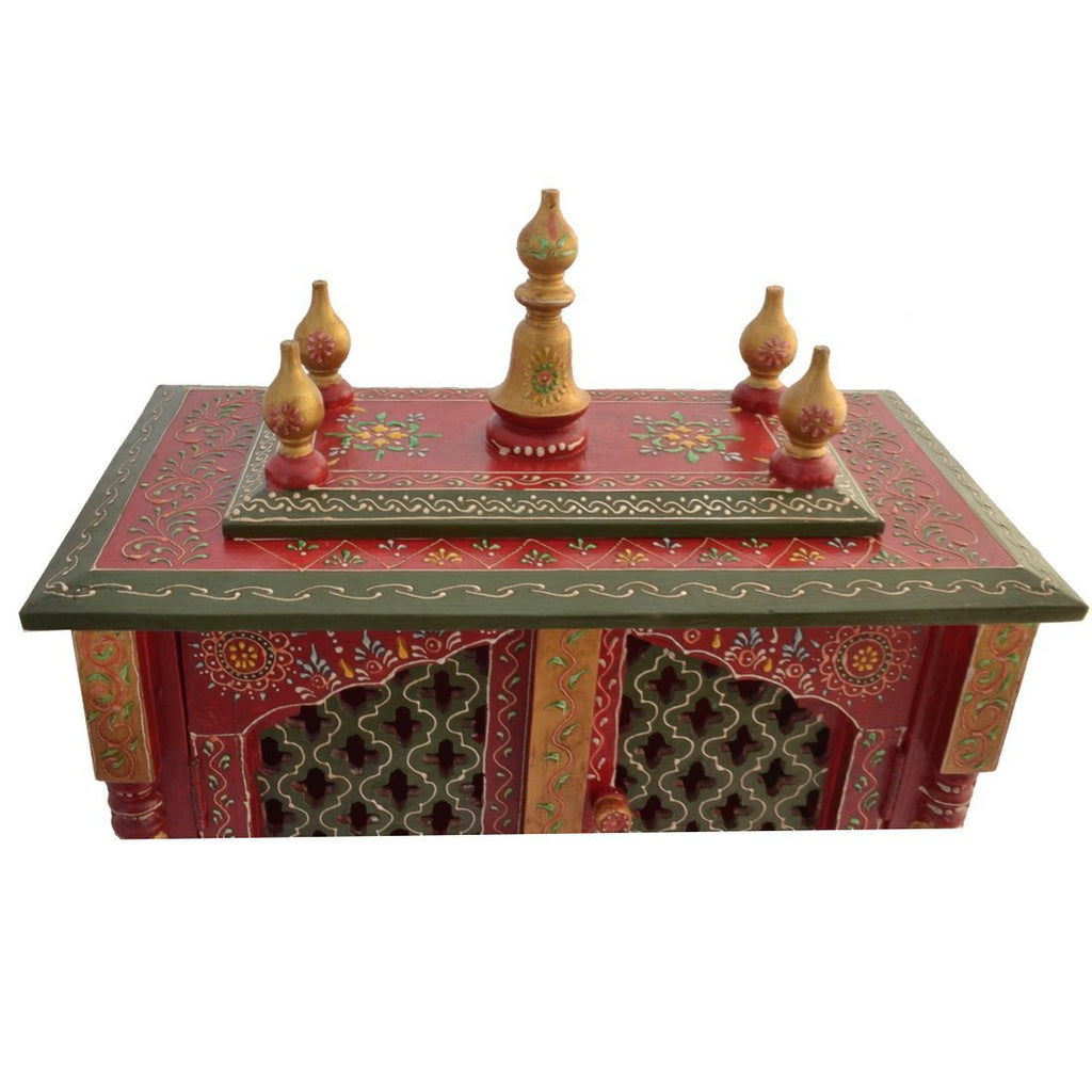 Kamdhenu Art and Craft Wooden Temple/Home Temple/Pooja Mandir/Pooja Mandap/Temple (1)