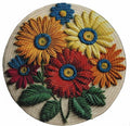 SEHAJ HOME DECOR Cotton Printed Round Table Mat (38x38 cm) - Pack of 1 (Single PCS) (Multi 2) Kafalo