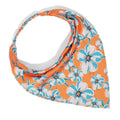 Hair Drama Co. Floral Blossom Print Elastic Bandana Head Scarf for Women | Silk Satin Boho Style Statement Head Wrap Bandana Scarves | All Day Wear Scarves | Hair Scarf Accessories