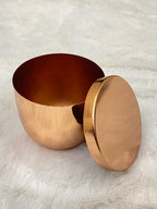 LOURDES COMPAGNIA Non Airtight Copper plated Jar (Pack of 1) - Return Gift