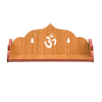 nexat MDF Wooden Jhula Singhasan for Bal Gopal Idol | Krishna Pooja Temple Mandir Throne | Janmashtami Festival Decor (256 Hindolo)