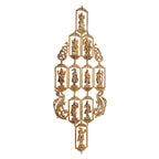 ARTVARKO Brass Dashavatara Dasavatharam of Lord Vishnu Statues Ten Incarnations Avatars Wall Hangings Idol Murti Home Puja Temple Gifts Height 29.5 Inches
