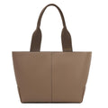 Miraggio Holly 14 Inch Laptop Tote Bag | Office Tote Bag For Women | Big Totes For Work & Travel With Functional Pockets (Taupe)