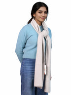 Pick Ur Needs Ultra Soft Ribbed Knit Muffler for Women Warm Winter Woolen Scarf Cozy Lightweight Neck Warmer for Casual & Outdoor Use (Dark Grey)
