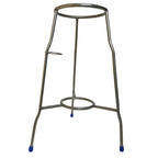 Meena Enterprises GT Water Pot Stand - Copper Matka Holder, Dispenser Stand, Round Countertop Tiered Shelf (Type 2)