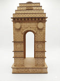 India Gate Wooden Miniature Replica, MDF Laser Cut Architectural Model, Decorative Showpiece