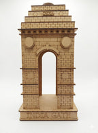 India Gate Wooden Miniature Replica, MDF Laser Cut Architectural Model, Decorative Showpiece
