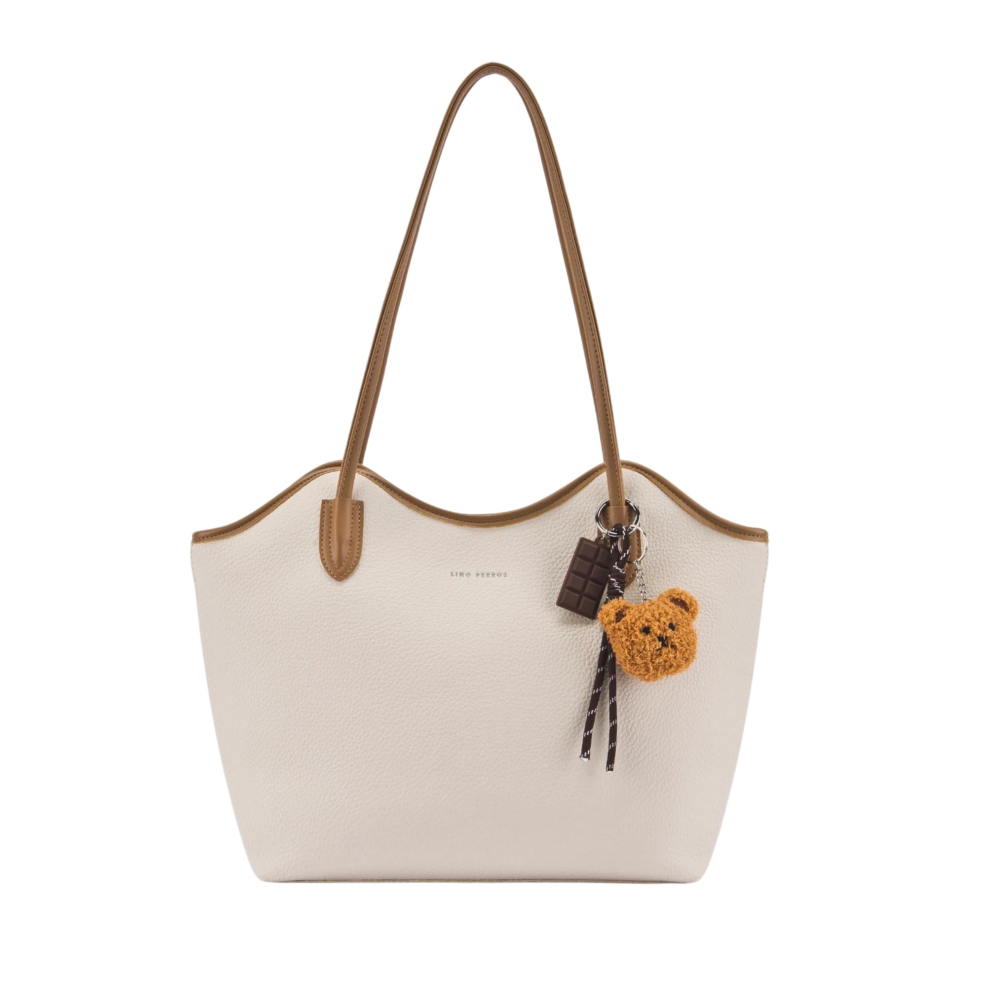 Lino Perros Avril Echo Off-White Tote Bag