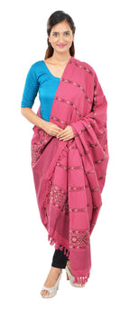Handycraft Shawls Women's Woollen Shawl (Multi-Coloured)